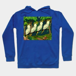 Colorful Cockatoo Bird Parrot Hoodie